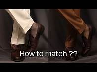 Video thumbnail for Gentleman’s Sock Matching Guide | Pants or Shoes | Look Sharp