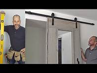 Video thumbnail for How to Install a Hanging Barn Door