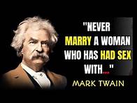Video thumbnail for Never marry a woman who has... | Mark Twain's Incredible Wise Quotes