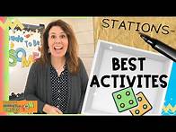 Video thumbnail for Best Activities For Independent Work Stations in Kindergarten and First Grade