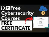 Video thumbnail for 10+ Free Cybersecurity Courses with Free Certificates