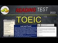 Video thumbnail for TOEIC Reading Test 11. Practice TOEIC Reading Test 2023 with Answers Sheet, PDF available.