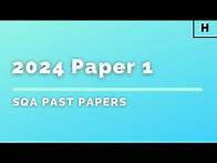 Video thumbnail for Higher Physics | SQA Past Papers | 2024 | Paper 1 (Multiple Choice)