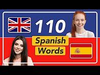 Video thumbnail for 110 Spanish Words for Beginners | Easy Spanish Lesson