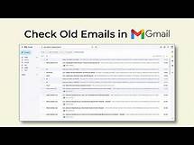 Video thumbnail for How To Check Old Emails in Gmail?