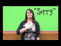 Video thumbnail for Baby Sign Language - Sorry