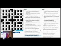 Video thumbnail for Solving the Guardian crossword on 28th December