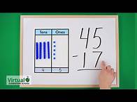 Video thumbnail for Grade 2 Math: Subtraction Rocks with Base Ten Blocks