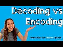 Video thumbnail for Decoding and Encoding: What's the Difference & 10 Strategies to Teach Students to Decode & Encode