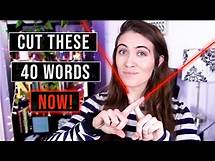 Video thumbnail for 40 WORDS TO CUT FROM YOUR NOVEL ✂️ writing tips to improve your story