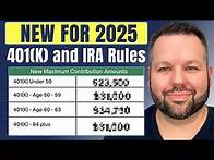 Video thumbnail for New 2025 401k Changes: The SUPER Catch Up Contribution Is Here