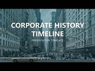 Video thumbnail for Animated Corporate History Timeline PowerPoint Template