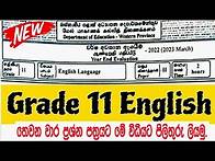 Video thumbnail for Grade 11 English 3rd term paper #olenglish2024