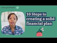 Video thumbnail for 10 Steps to Creating a Solid Financial Plan | How to Take Action Now
