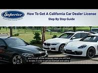 Video thumbnail for How To Get A California Dealer License (Step-by-Step)