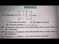 Video thumbnail for EX 3.1 Q1 TO Q10 SOLUTIONS OF MATRICES NCERT CHAPTER 3 CLASS 12th