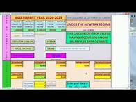 Video thumbnail for Excel based Income Tax Calculator for AY 2024-25 under new tax regime
