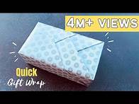 Video thumbnail for Easy Gift Wrapping | DIY Gift Packing Idea | Gift Wrap Idea for any Occasion #giftwrap