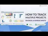 Video thumbnail for How to Track Multiple Projects on Excel & Google Sheets - Link Below