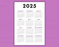 Video thumbnail for 2025 Calendar | Single Page | Full Year Calendar | Desk Calendar | Wall Calendar | 2025 Calendar Poster | 2025 Planner | PDF | PNG - Etsy