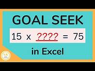 Video thumbnail for How to Use Goal Seek in Excel - Tutorial