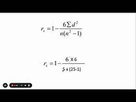Video thumbnail for OCR A level Biology Spearmans rank Correlation coefficient