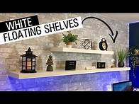 Video thumbnail for How to Install White Floating Shelves | Ikea Lack Shelf