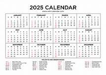 Video thumbnail for Year 2025 Calendar Printable with Holidays - Wiki Calendar