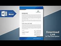 Video thumbnail for Create a Modern Professional Letterhead | Free Template | MS Word Letterhead Tutorial Version 2.0