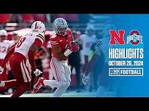 Video thumbnail for Nebraska at Ohio State | Highlights | Big Ten Football | 10/26/2024