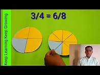 Video thumbnail for FRACTION MATHS TLM & ACTIVITY for grade 4,5,6 BASIC AND TYPES OF FRACTION WITH MATHS PROJECT