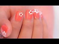 Video thumbnail for EASY FLOWER NAIL ART FOR BEGINNERS