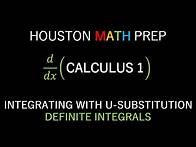 Video thumbnail for Definite Integrals with U Substitution (Calculus)