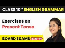 Video thumbnail for Exercises on Present Tense | Present Tense Examples for Practice | English Grammar