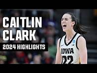 Video thumbnail for Caitlin Clark 2024 NCAA tournament highlights