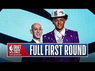 Video thumbnail for All 30 First Round Picks Of The 2022 #NBADraft