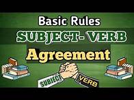 Video thumbnail for SUBJECT- VERB AGREEMENT | BASIC RULES | ENGLISH GRAMMAR | Yourdaisteny