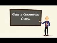 Video thumbnail for Direct vs Circumstantial Evidence