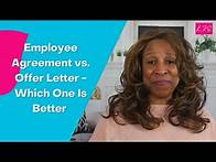 Video thumbnail for Employment Agreement vs Offer Letter - Which One is Better?
