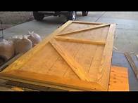 Video thumbnail for Custom Shed Door Designed and Built in one short video.