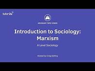 Video thumbnail for What is Marxism? | Introduction to A-Level Sociology