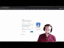 Video thumbnail for How to create a free google account with your work email