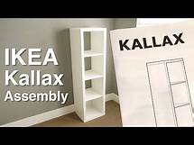 Video thumbnail for Ikea KALLAX shelf assembly -Step by step