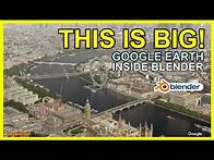 Video thumbnail for Blender Earth Modeler Add-on | 3D Google Earth (City/Terrain) inside Blender