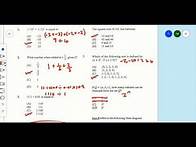 Video thumbnail for May 2019 Mathematics Multiple Choice Paper 1- Questions 1 to 60