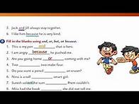 Video thumbnail for Class 3 English Ls Conjunctions - English Grammar Collins