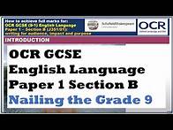 Video thumbnail for Achieving Full Marks for Section B, Paper 1: OCR GCSE English Language
