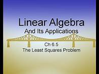 Video thumbnail for Linear Algebra & Applications Ch6.5: Least Squares updated overview slide Dec4,2023