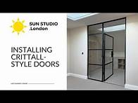 Video thumbnail for HOW TO: Install Crittall Doors | SUN STUDIO .London