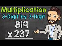 Video thumbnail for 3-Digit by 3-Digit Multiplication | Math with Mr. J